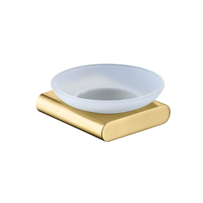 brush golden finish metal dish