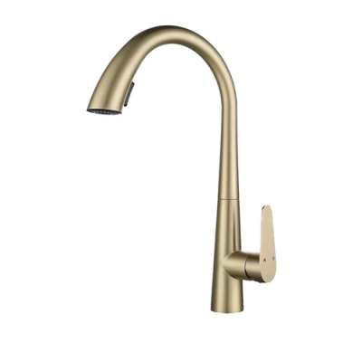 Pull down kitchen sink faucet