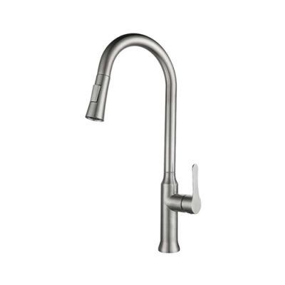 Pull down kitchen sink faucet