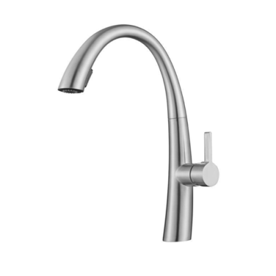Pull down kitchen sink faucet