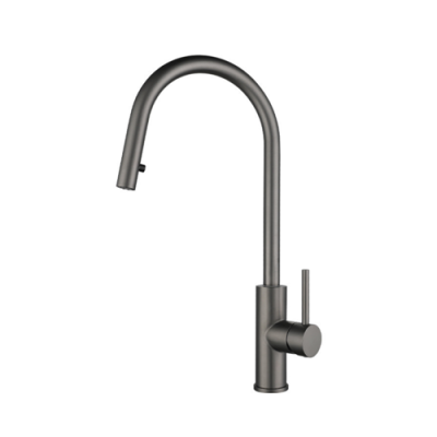 Pull down kitchen sink faucet