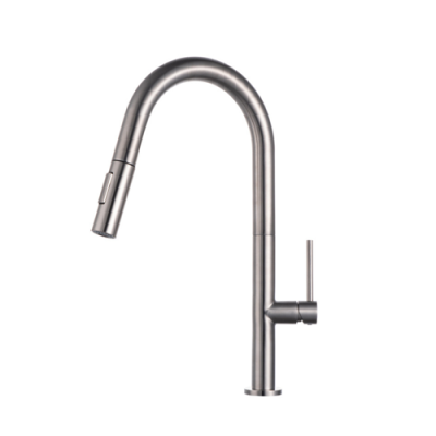 Pull down kitchen sink faucet