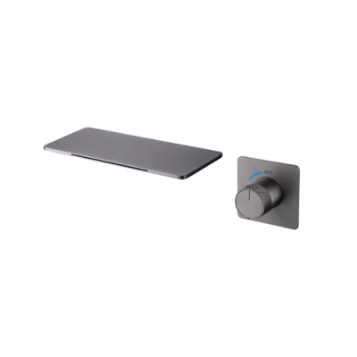 Waterfall basin faucet