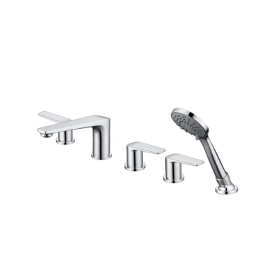 Five holes bathtub faucet