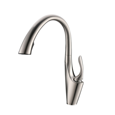 Pull down kitchen sink faucet