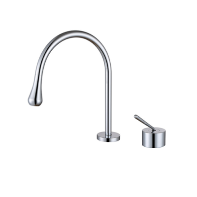 two holes bathtub faucet