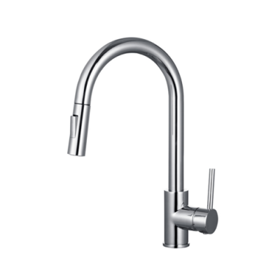 Pull down kitchen sink faucet