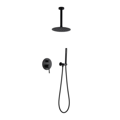 Concealed shower mixer system
