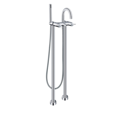 Floor standing bathtub mixer