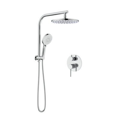 Concealed shower mixer system
