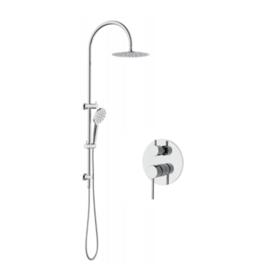 Concealed shower mixer system