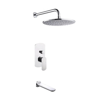 Concealed shower mixer system