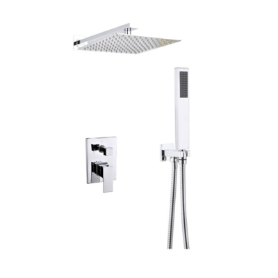 Concealed shower mixer system