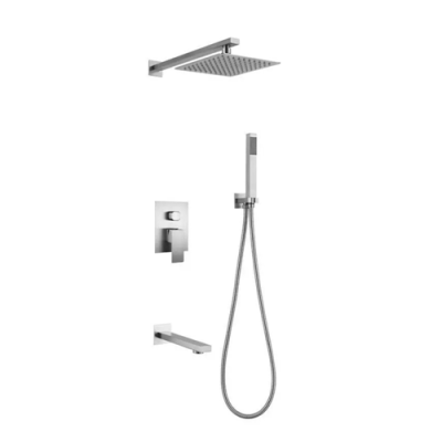 Concealed shower mixer system