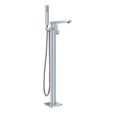 Floor standing bathtub faucet