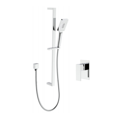 Concealed shower mixer system