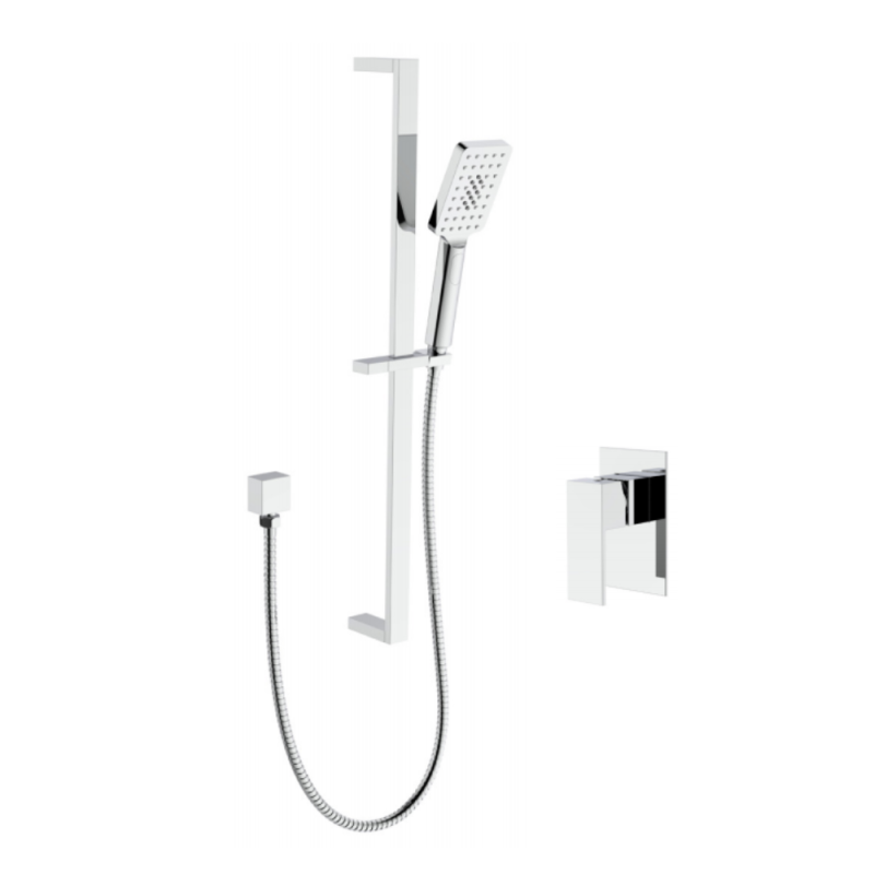 Concealed shower mixer system
