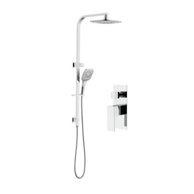 Concealed shower mixer system