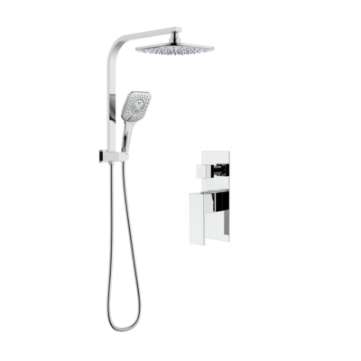 Concealed shower mixer system