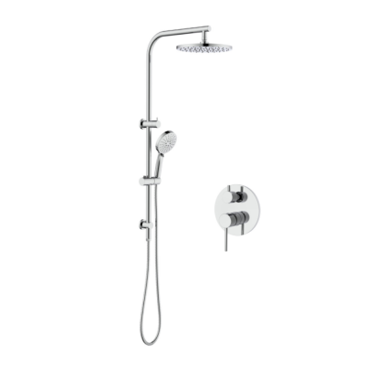 Concealed shower mixer system